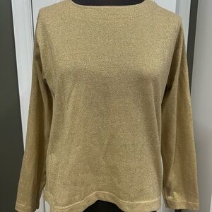 Bob Mackie Gold Long Sleeve Top